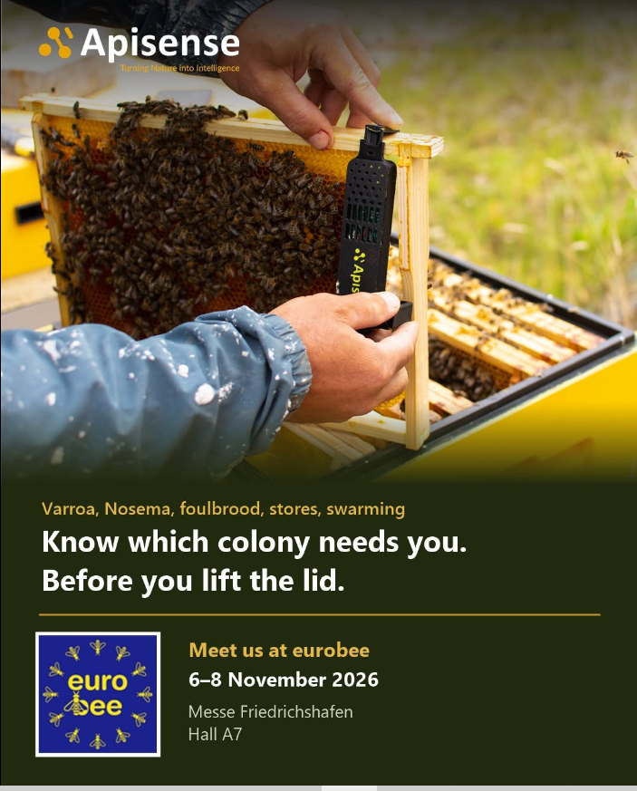 BeeControl anuncia parceria com a Apsiense, empresa da Polônia, para levar tecnologia de sensores às colmeias brasileiras.